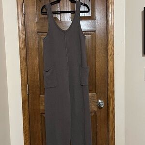 By Together Sleeveless Charcoal Jumpsuit